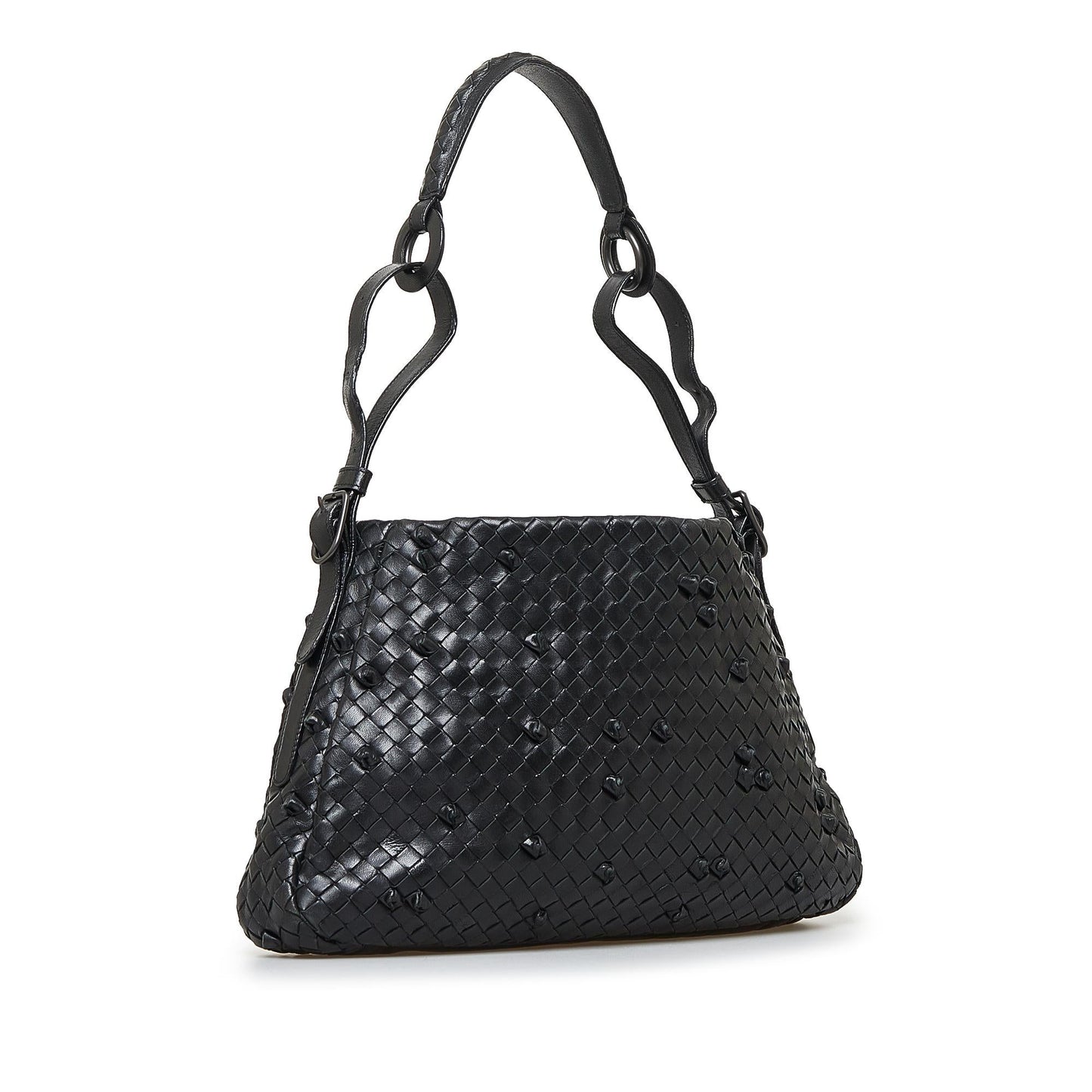 Luxury Bottega Veneta Intrecciato Nappa Naruto Knot Shoulder Bag (SHG-bziCWh)