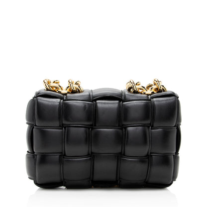 Luxury Bottega Veneta Lambskin Cassette Chain Maxi Shoulder Bag (SHF-18871)