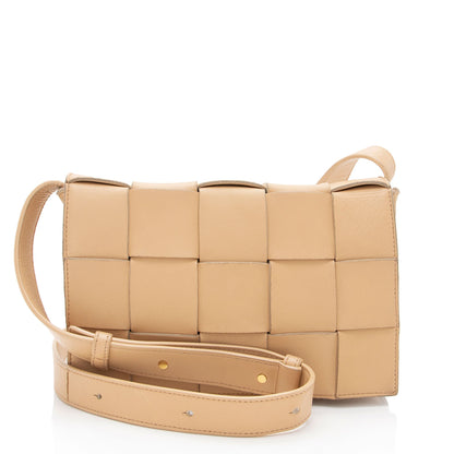 Luxury Bottega Veneta Lambskin Cassette Crossbody (SHF-nAVsRl)