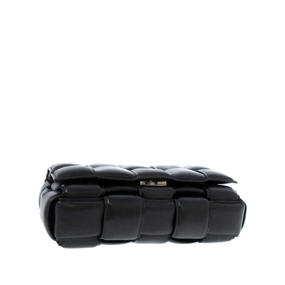 Luxury Bottega Veneta Lambskin Intrecciato Padded Chain Cassette Satchel (SHG-yBNHaB)