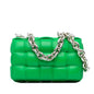 Luxury Bottega Veneta Lambskin Intrecciato Padded Chain Cassette Satchel (SHG-2mflDe)