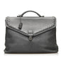 Luxury Bottega Veneta Leather Intrecciato Trimmed Business Bag (SHG-35299)
