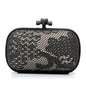 Luxury Bottega Veneta Metal Lace Karung Knot Clutch (SHG-3X4oDZ)