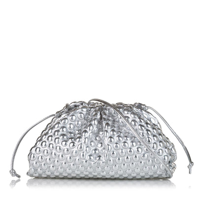 Luxury Bottega Veneta Metallic The Mini Pouch Crossbody (SHG-35139)