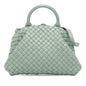 Luxury Bottega Veneta Mini Nappa Intrecciato Padded The Handle Satchel (SHG-PCibeE)