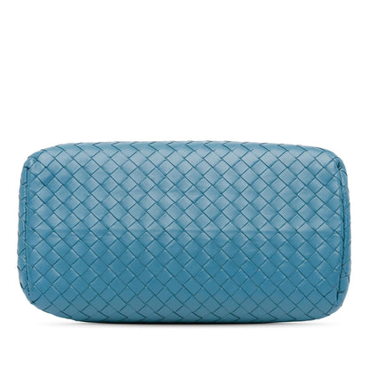 Luxury Bottega Veneta Mini Nappa Intrecciato Roma Satchel (SHG-VRD6vw)