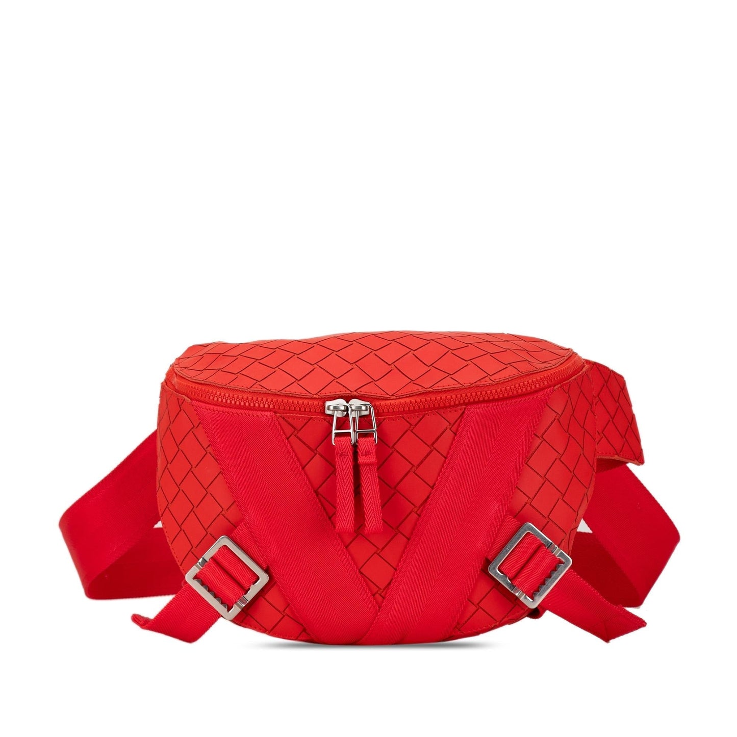 Luxury Bottega Veneta Nappa Intrecciato Carved Panels Belt Bag (SHG-nmECeT)