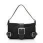 Luxury Bottega Veneta Nylon Calfskin Buckle Mini Shoulder Bag (SHF-uylolI)