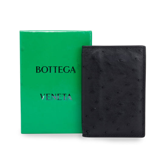 Bottega Veneta Ostrich Card Holder