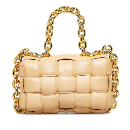 Luxury Bottega Veneta Padded Cassette Chain Satchel (SHG-ZQ7Vm9)