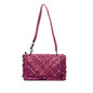 Luxury Bottega Veneta Paille Sfrangiato Aquatre Intrecciato Fringe Shoulder Bag (SHG-KXf7nX)