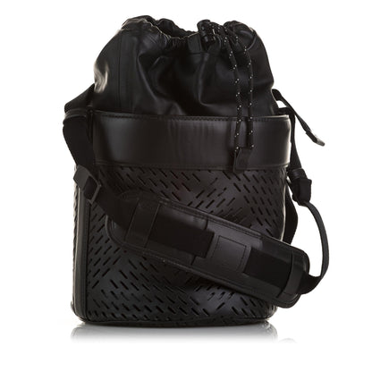 Luxury Bottega Veneta Perforated Leather Messenger Bag (SHG-Zcy5dP)