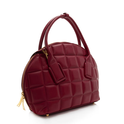 Luxury Bottega Veneta Puffed Calfskin The Swoop Medium Shoulder Bag (SHF-uSpBxj)