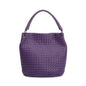 Bottega Veneta Purple Intrecciato Leather Parachute Hobo