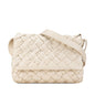 Luxury Bottega Veneta Small Intrecciato Rumple Messenger Bag (SHG-N7USVX)