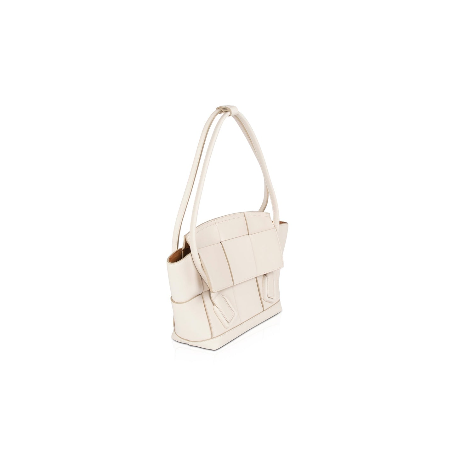 Bottega Veneta Small Maxi Intrecciato Leather Arco Bag