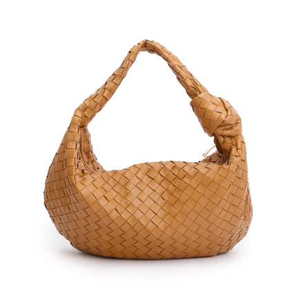 Bottega Veneta Tan Intrecciato Leather Large Jodie Bag