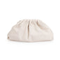 Bottega Veneta White Calfskin Leather The Classic Large Pouch