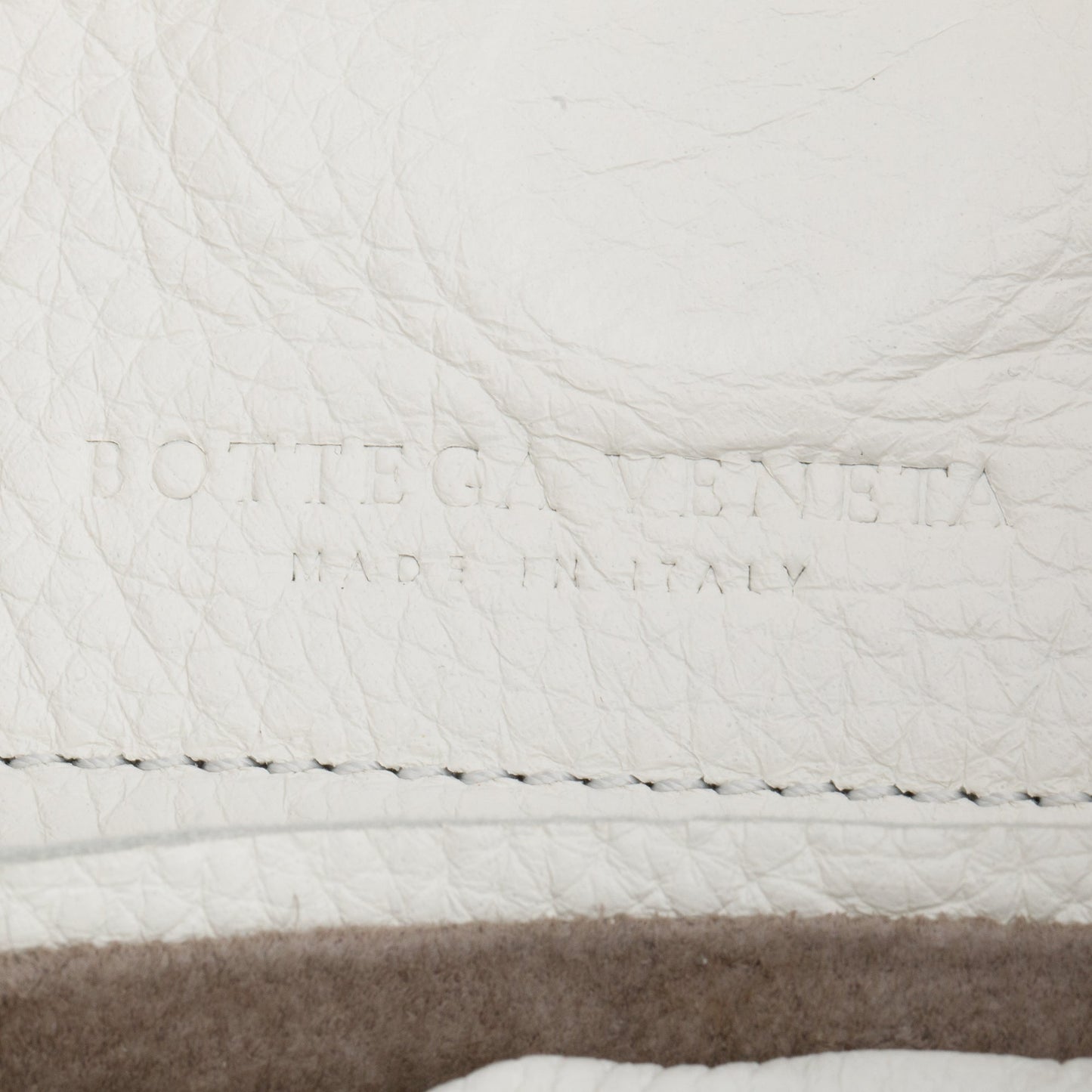 Bottega Veneta White Intrecciato Leather Cervo Hobo