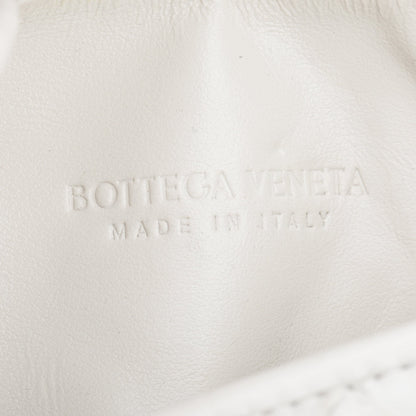 Bottega Veneta White Intrecciato Leather Mini Jodie Bag