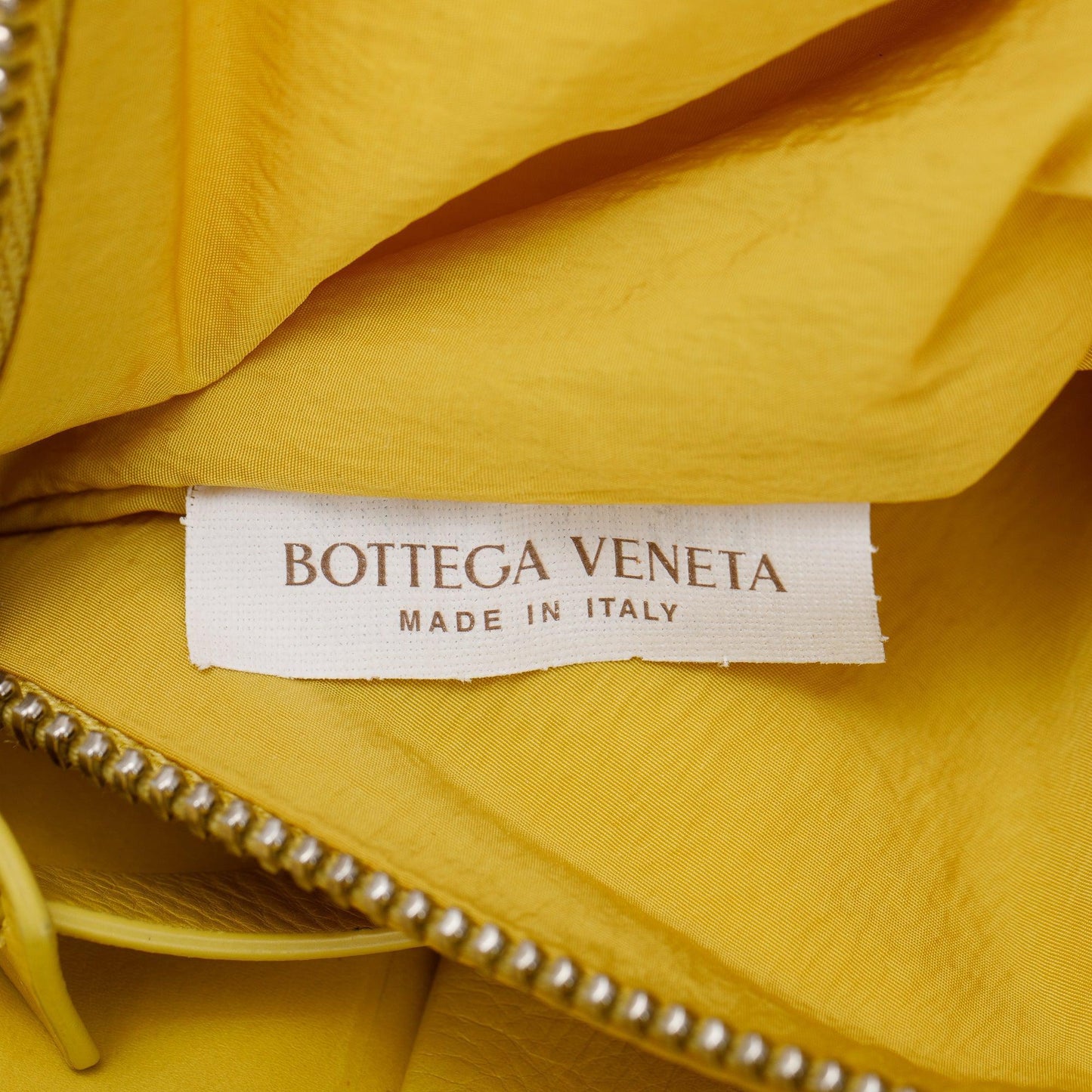 Bottega Veneta Yellow Paper Intrecciato Cassette Bag