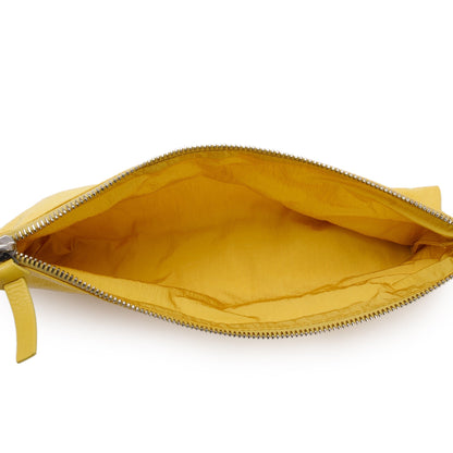 Bottega Veneta Yellow Paper Intrecciato Cassette Bag