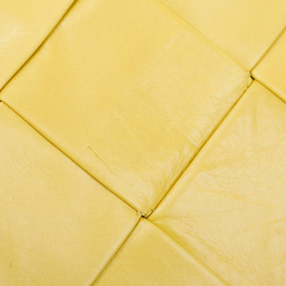 Bottega Veneta Yellow Paper Intrecciato Cassette Bag