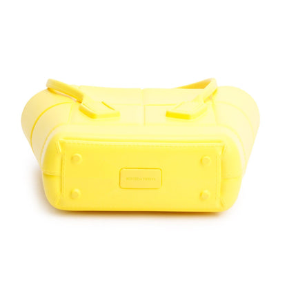 Bottega Veneta Yellow Rubber Mini Arco Tote
