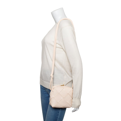 Bottega Venetaen Lotus Maxi Intrecciato Nappa Leather Mini Cassette Camera Bag