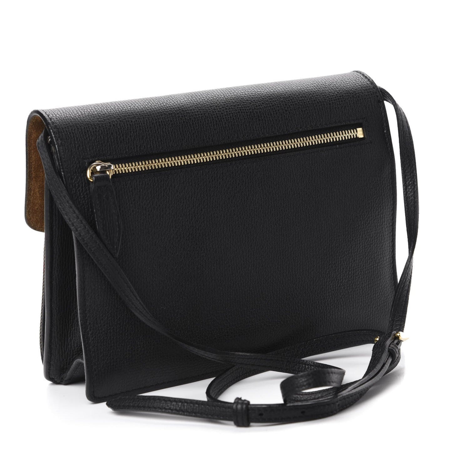 Burberry Macken Small Leather Black Crossbody Bag