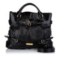 Burberry Bridle Leather Black Satchel Bag