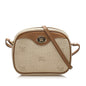 Burberry Body Canvas Brown Crossbody Bag