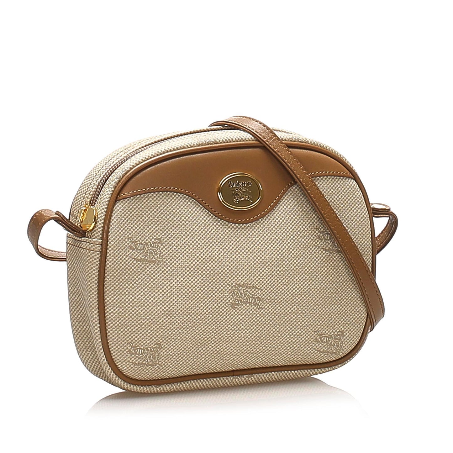 Burberry Body Canvas Brown Crossbody Bag