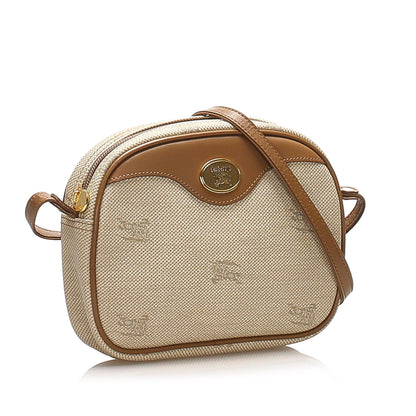 Burberry Body Canvas Brown Crossbody Bag