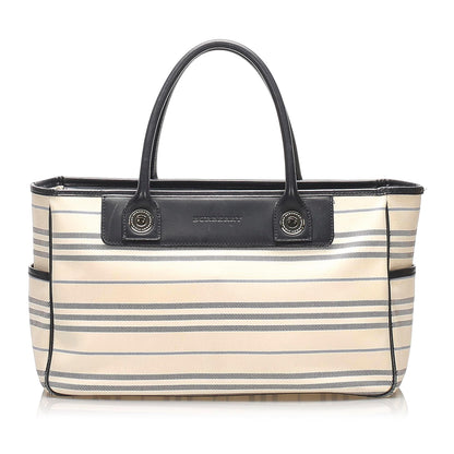 Burberry Canvas Black Handbag