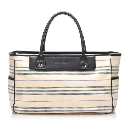 Burberry Canvas Black Handbag