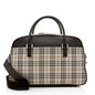 Burberry Duffel Canvas Beige Handbag