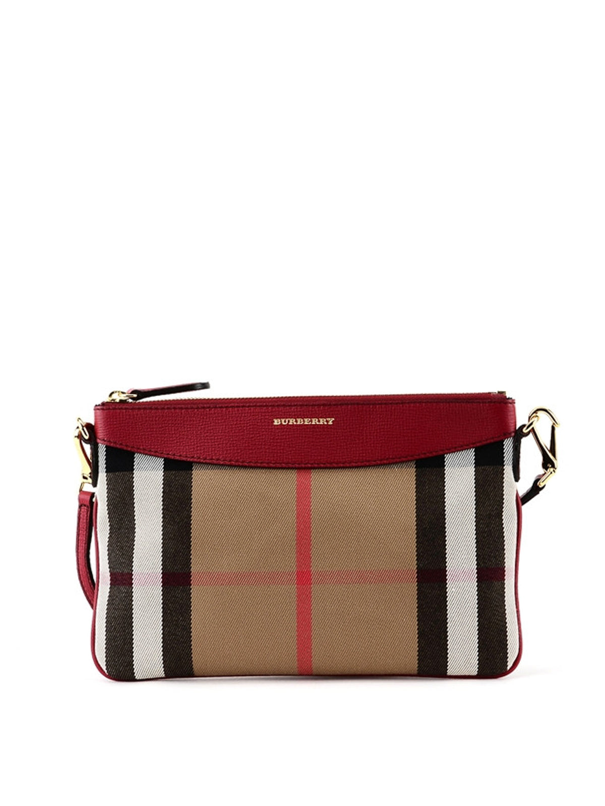 Burberry DERBY Holiday Check Crossbody Bag