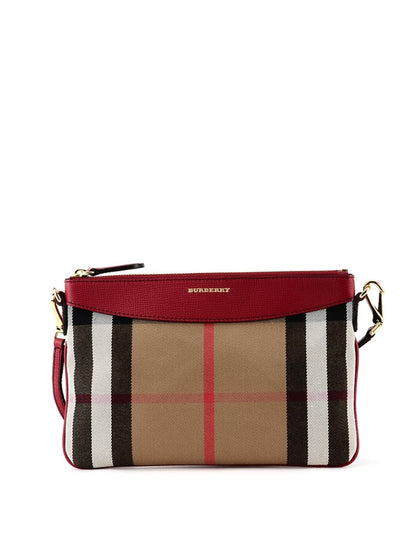 Burberry DERBY Holiday Check Crossbody Bag
