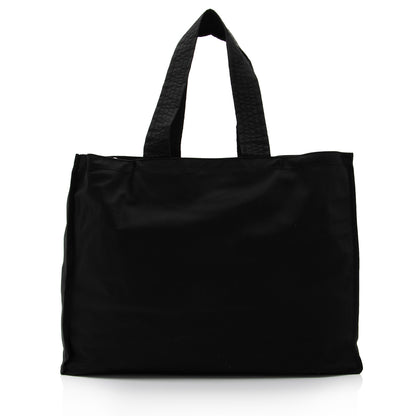 Burberry Econyl Trench Leather Black Tote Bag