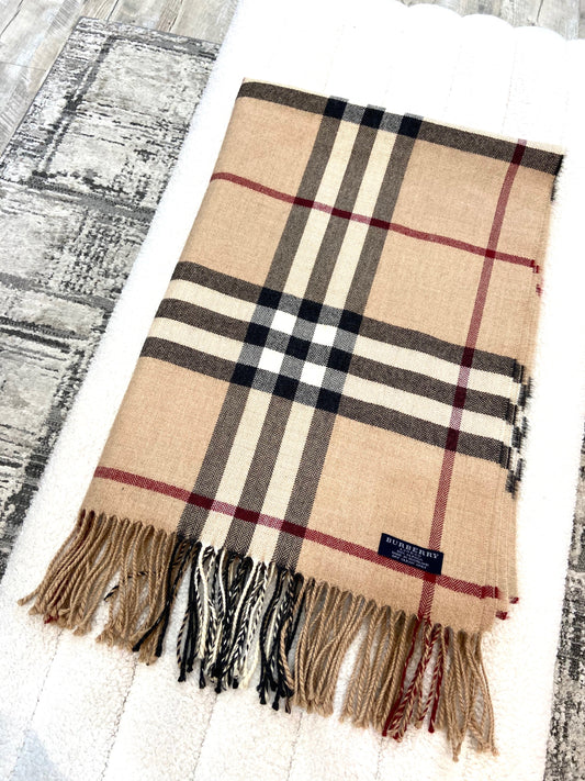 BURBERRY GIANT CHECK OVERSIZED SCARF