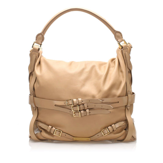 Burberry Gosford Bridle Leather Brown Satchel Bag