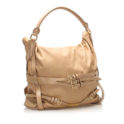 Burberry Gosford Bridle Leather Brown Satchel Bag