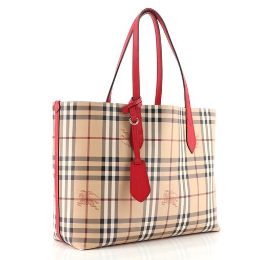Burberry Haymarket Medium Check Shoulder Bag