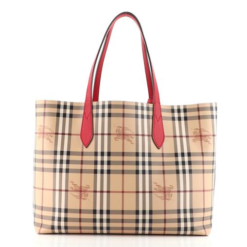Burberry Haymarket Medium Check Shoulder Bag
