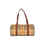Burberry HAYMARKET PAPILLON Check Beige Shoulder Bag
