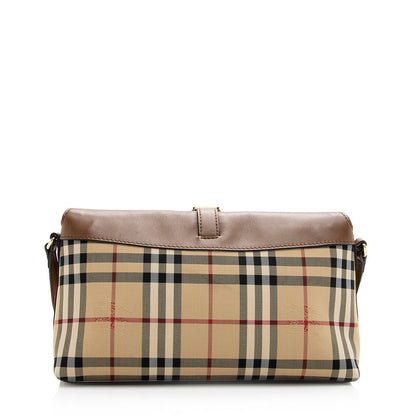 Burberry Horseferry Leah Check Crossbody Bag