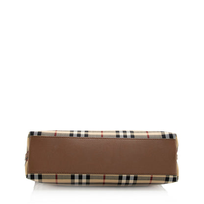Burberry Horseferry Leah Check Crossbody Bag