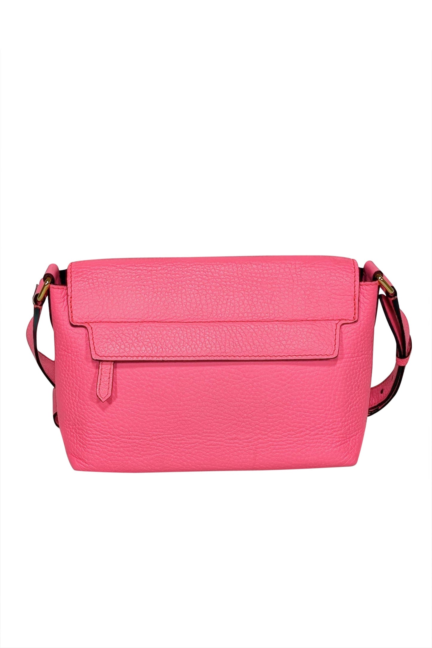 Burberry Hot Pebbled Leather Pink Crossbody Bag