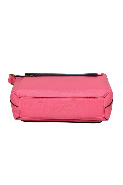 Burberry Hot Pebbled Leather Pink Crossbody Bag